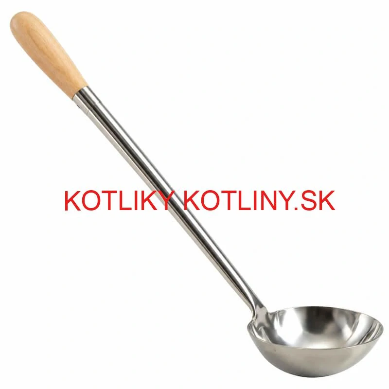 Antikorová naberačka 250 ml s drevenou rúčkou – 51,5 cm