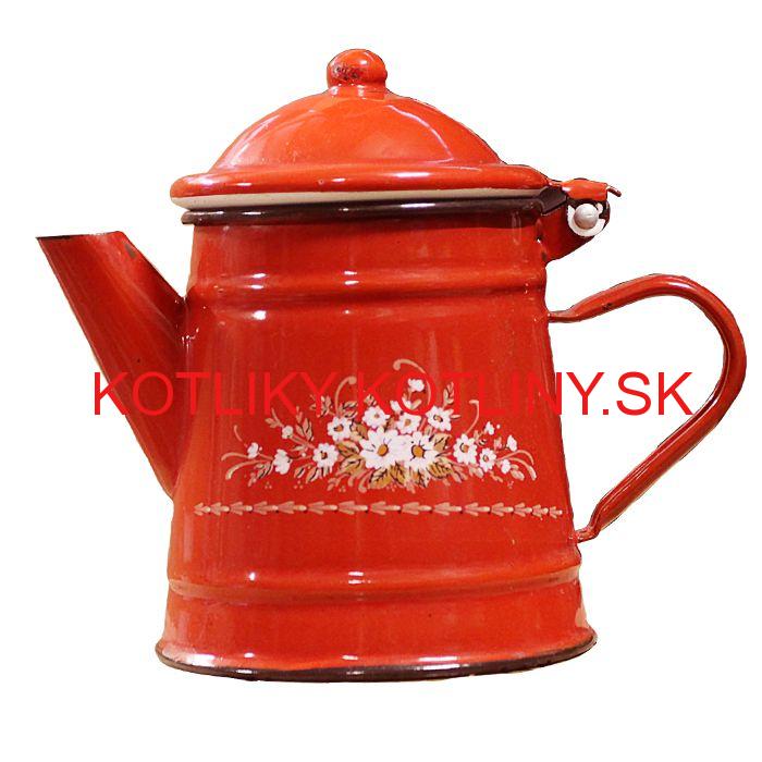 Smaltovaná kanvica 1 L DEKO