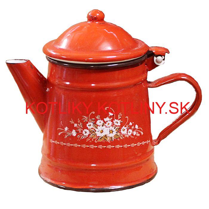 Smaltovaná kanvica 0,5 L DEKO