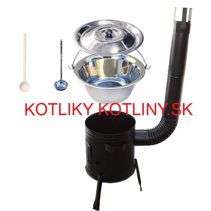 Antikorový kotlík 20 L (0,8 mm) + kovová kotlina 39 CLASSIC (KOV)