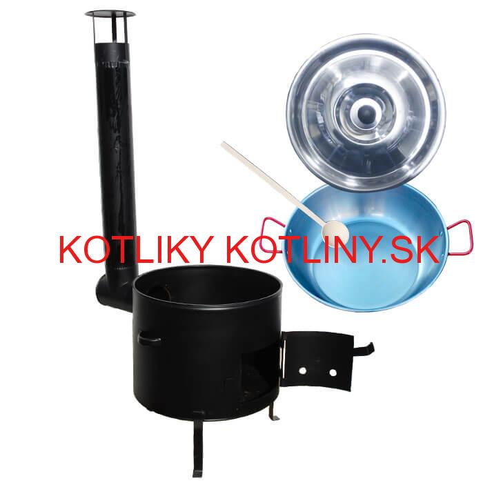 Panvica PAELLA (WOK) 36 cm + kovová kotlina 36 cm GARCIMA