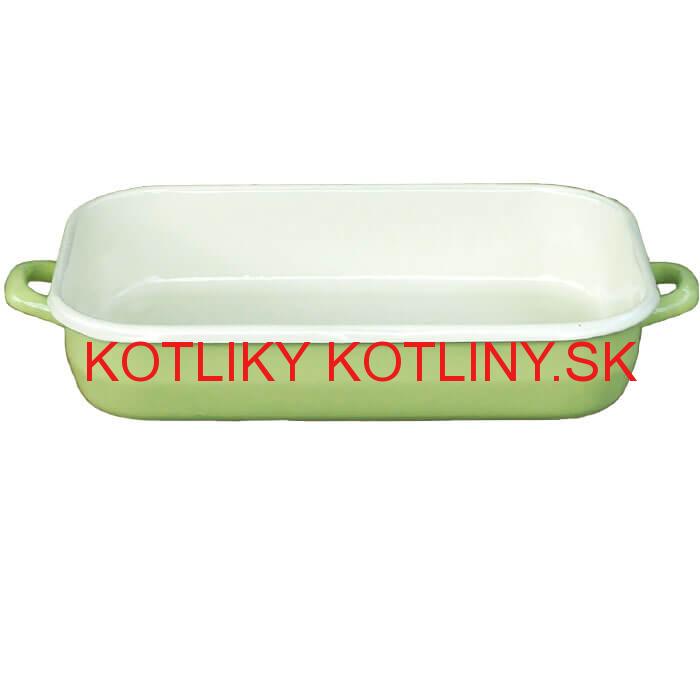 Smaltovaný pekáč 46 x 24 cm GREEN