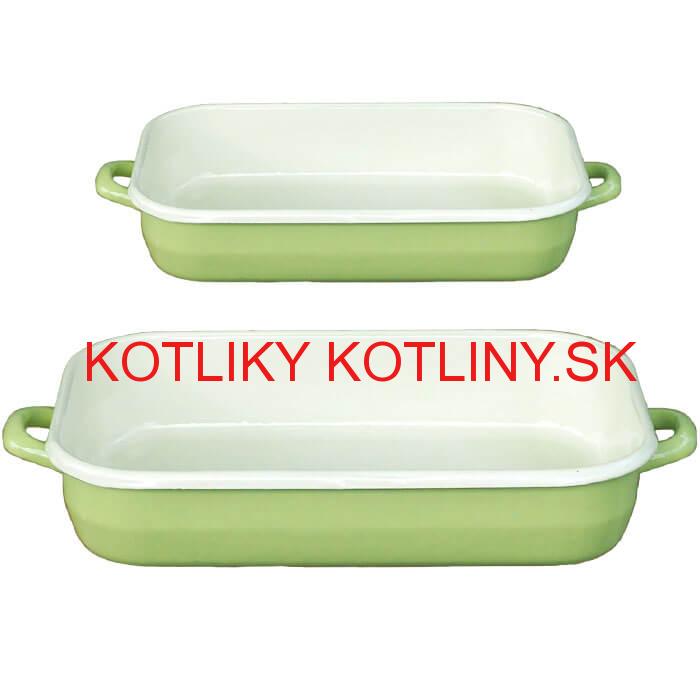 Smaltovane pekáče GREEN 2 ks