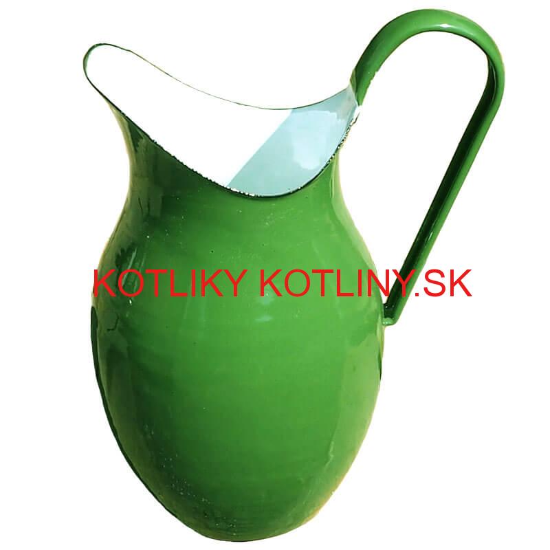 Smaltovaná krhla 2 L ZELENÁ