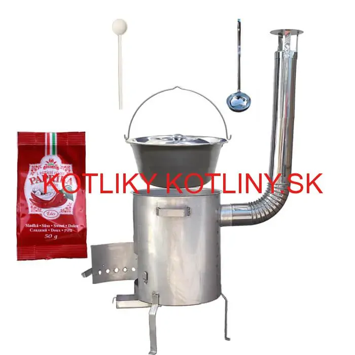 Nerezový kotlík 30 L (1,5 mm) + nerezová kotlina (1,5 mm) 45 cm STRONG EXCLUSIVE
