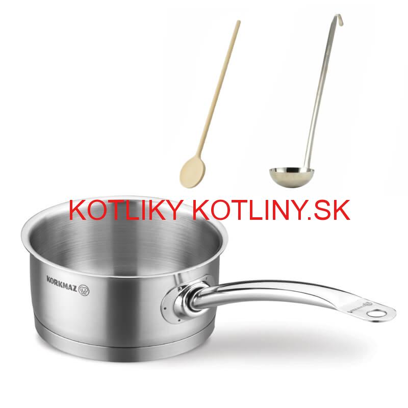 Sada nerezových hrncov s pokrievkou + rajnica 2 + 1 ks 5 L, 9 L, 1,5 L