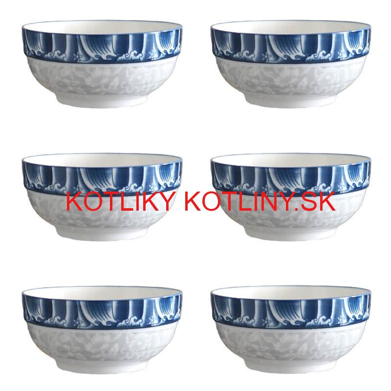 Keramické misky na servírovanie gulášu 15 cm 6 ks