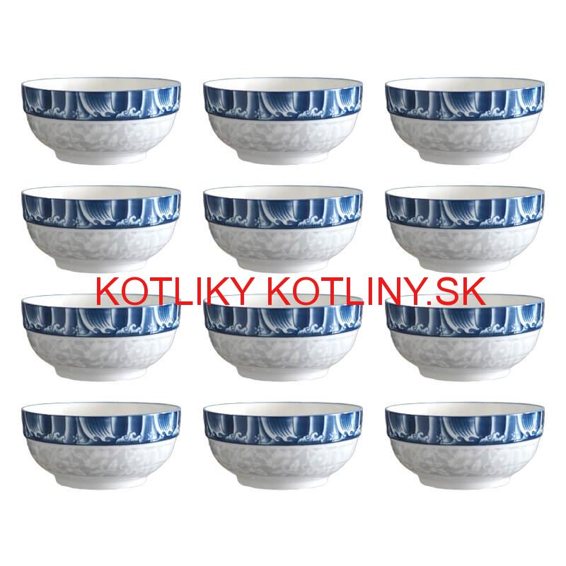 Keramické misky na servírovanie gulášu 15 cm 12 ks