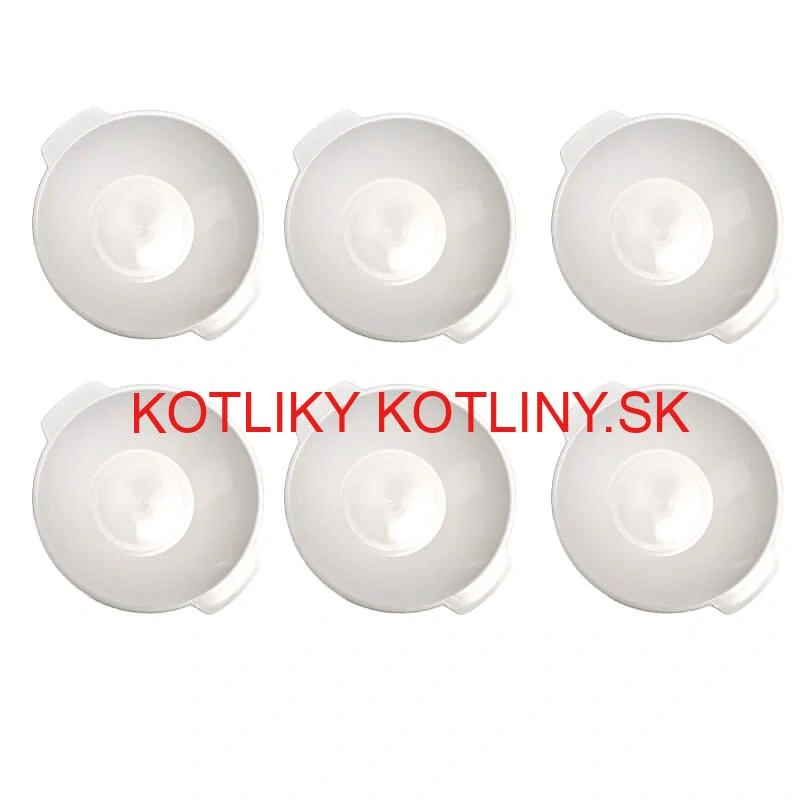 Sada 6 ks: Plastová miska na fajnový kotlíkový guláš a polievky – 750 ml