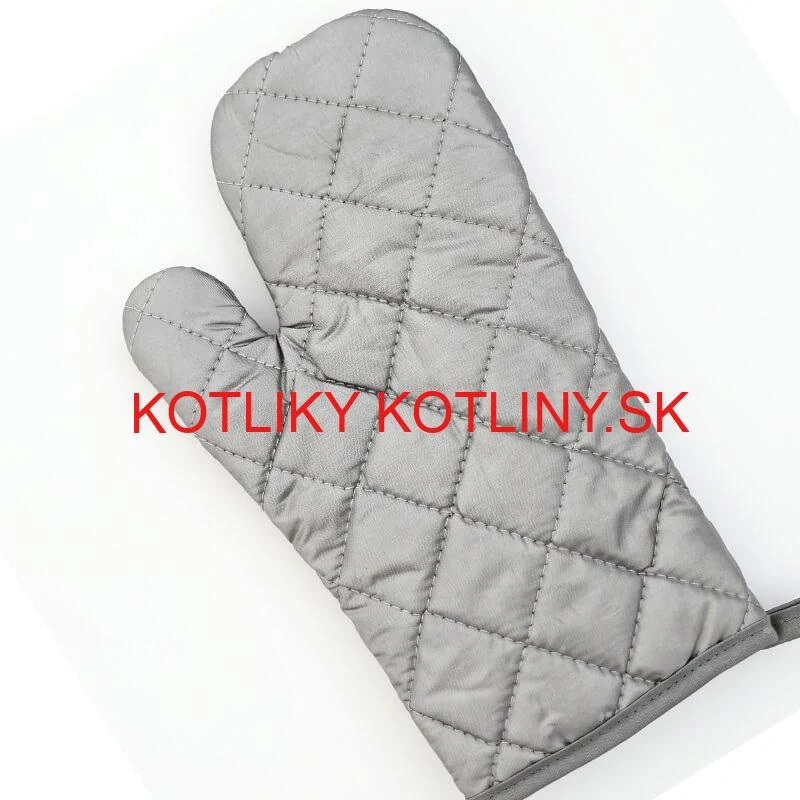 Kuchynská chňapka sivá 28×15 cm — mikrovlákno