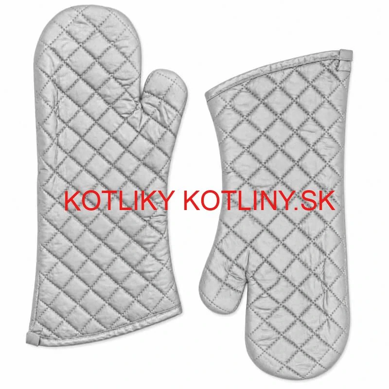 Chňapky strieborné dlhé 35 cm — sada 2 ks