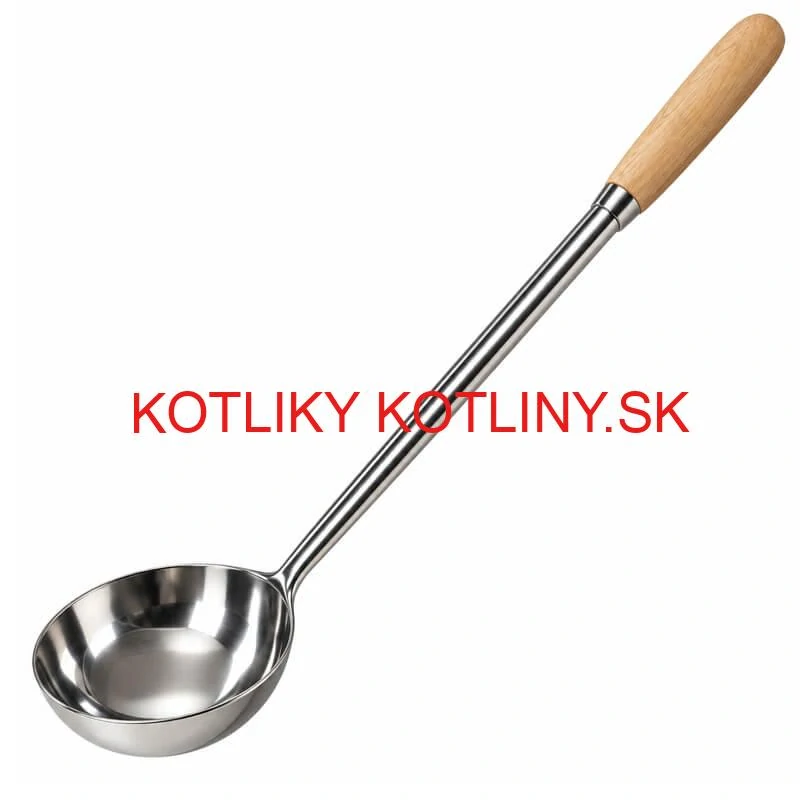 Antikorová naberačka 250 ml s drevenou rúčkou – 51,5 cm