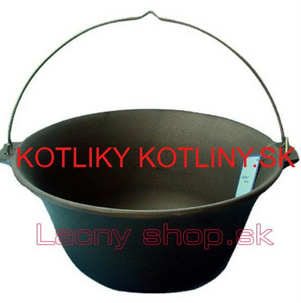 Kotlík liatinový 16 L + antikórová naberačka