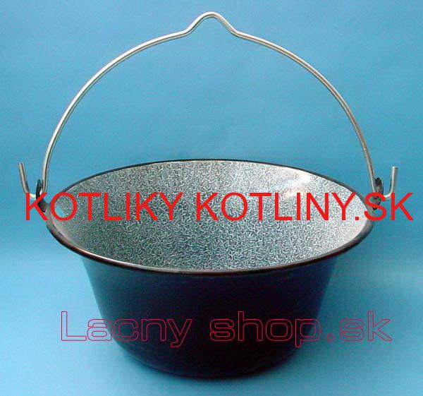 Smaltovaný kotlík 22 L + antikórová naberačka