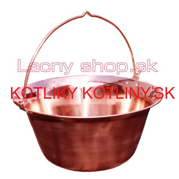 Medený kotlík 30 L + antikórová naberačka