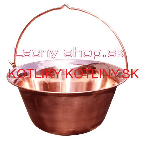 Medený kotlík 30 L + antikórová naberačka