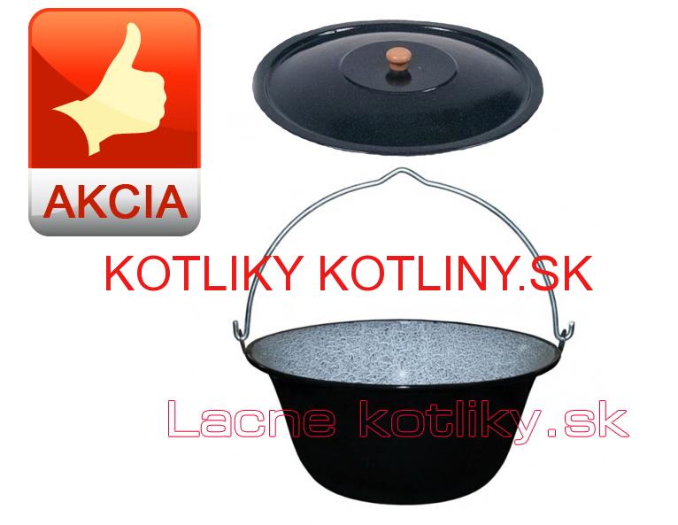 Smaltovaný kotlík 50 L + pokrievka